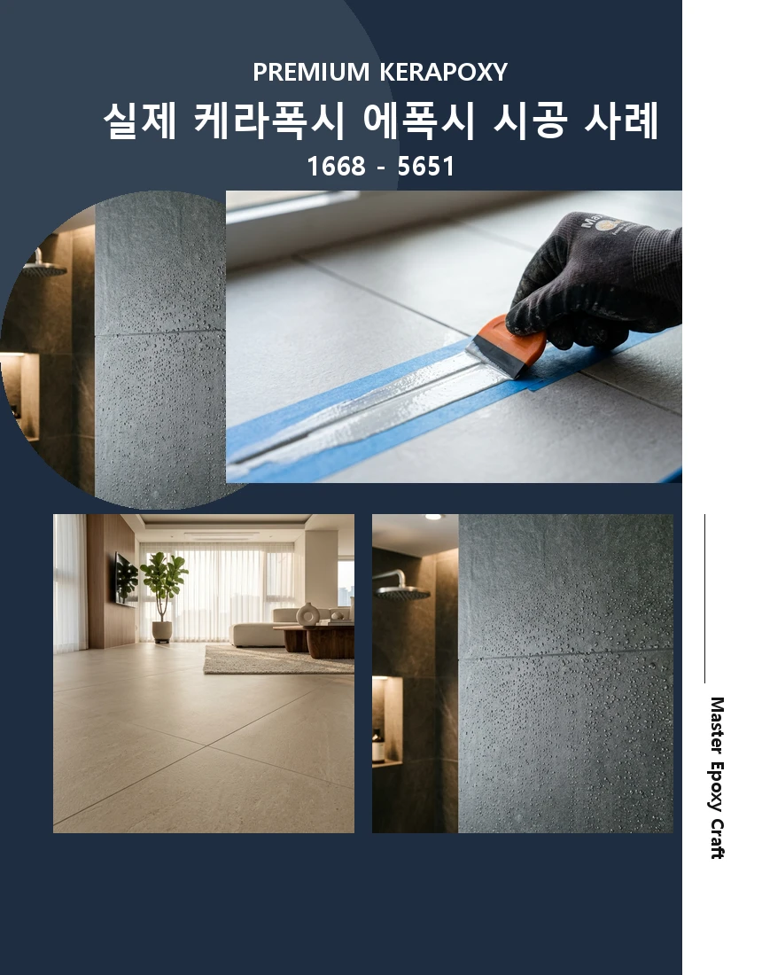 샤워부스 케라폭시 에폭시 줄눈